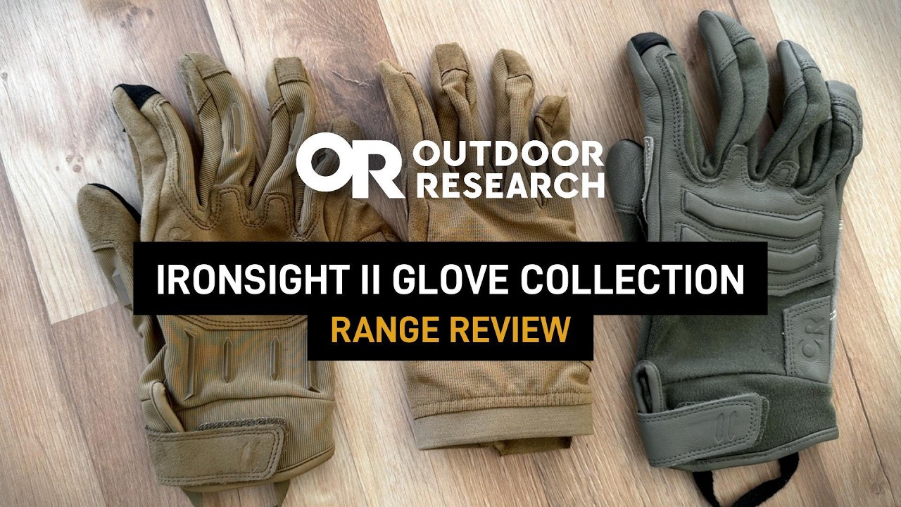 Ironsight II Tactical Gloves - Anti-Slip Silicone Grip