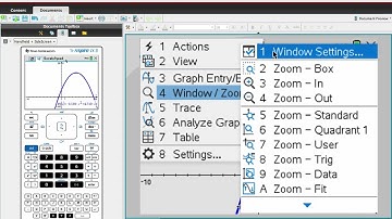 Using the TI-Nspire to find Optimal Value (Vertex) and Zeros of a Quadratic Equation