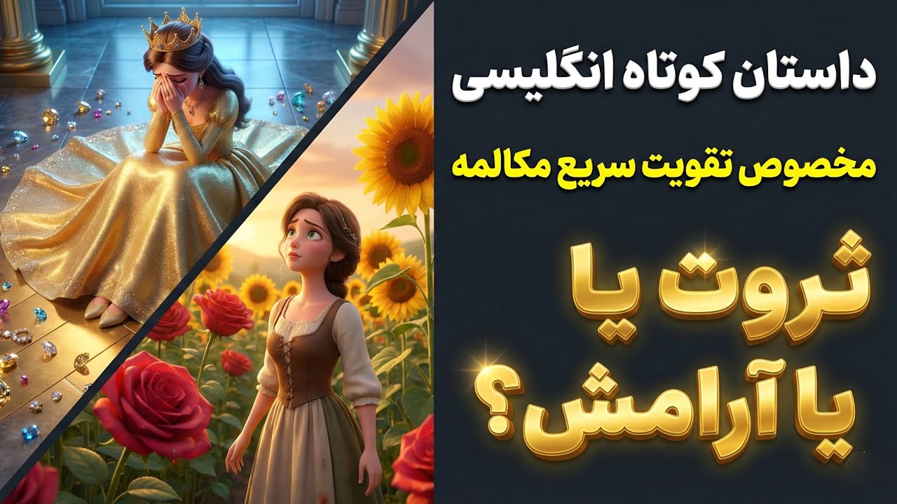 👈  ثروتمندترین زن شهر چرا گریه می‌کرد؟ 😭 | تقویت سریع مکالمه انگلیسی با داستان کوتاه