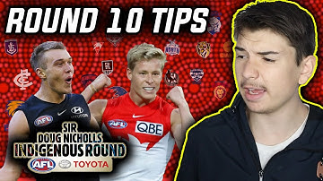 Round 10 AFL Tips + Predictions 2022