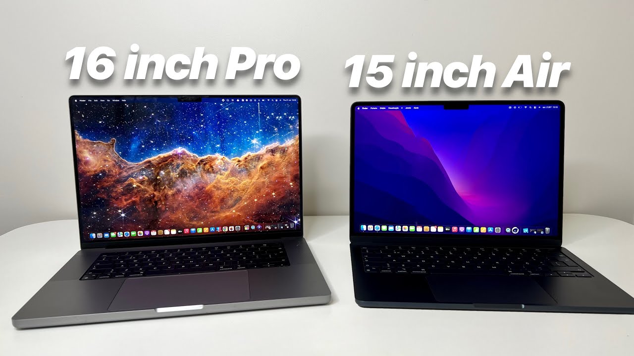 15 inch MacBook Air vs 16 inch MacBook Pro! Choose Wisely! YouTube