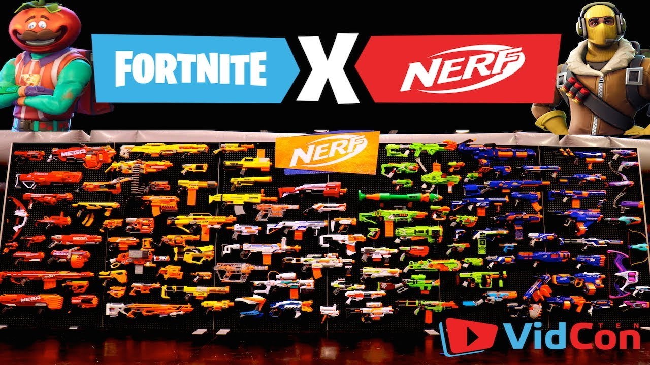 Fortnite X Nerf At Vidcon 2019 Youtube