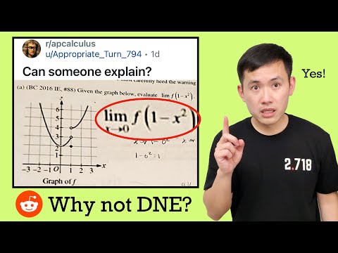 Can Someone Explain? Why Isn't It Dne? Tricky Ap Calc Bc Limit! Reddit R/apcalculus