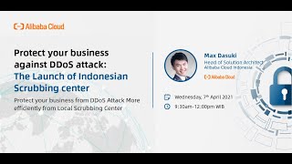 Protect your business from DDoS Attack More efficiently from Local Scrubbing Center - Max Dasuki