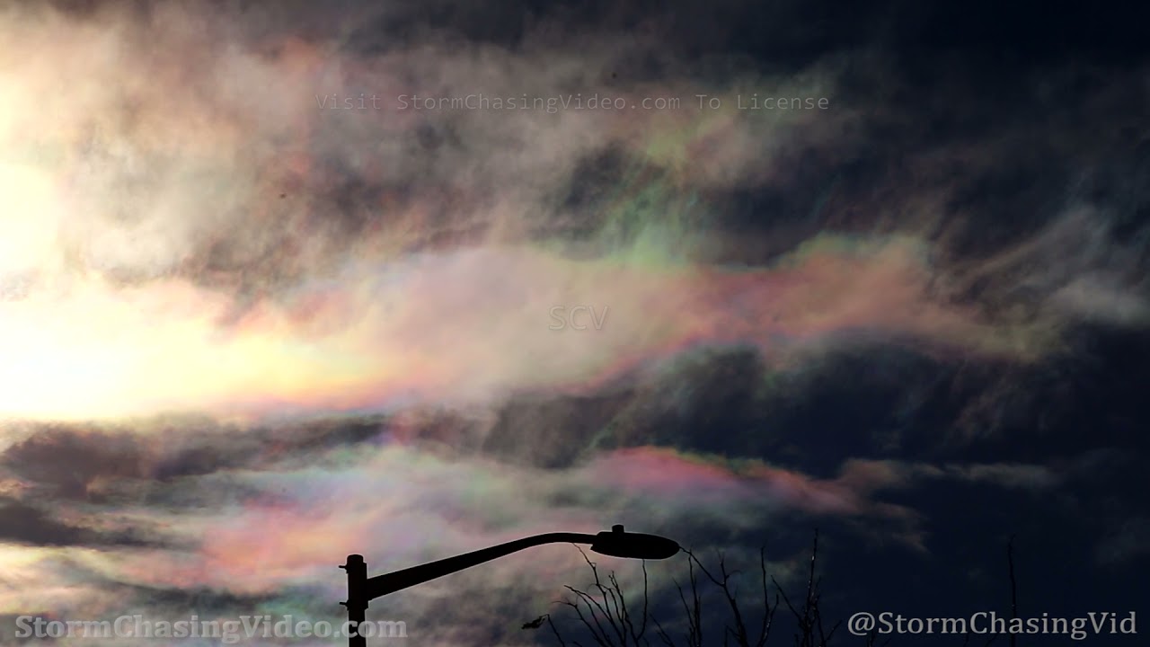 Iridescence Clouds Over Longmont, CO - 12/5/2021