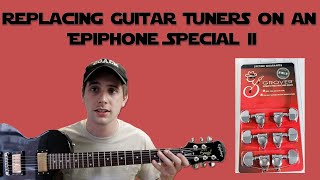 Installing Grover Tuners in a Beginner Guitar