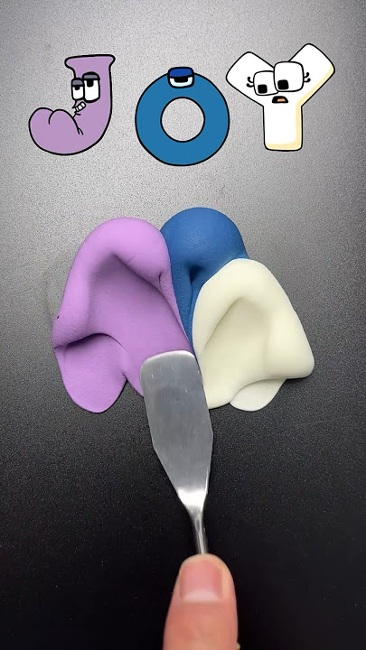 Joy fills my heart | Alphabetlore #colormixing #alphabetlore  #satisfying  #oddlysatisfying