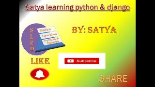 Python lecture 11: python control flow  statement (if elif ...else) by satya