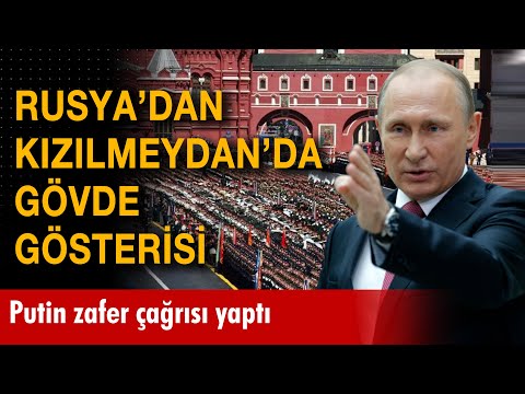 Rusya'dan Kızılmeydan'da gövde gösterisi: Putin zafer çağrısı yaptı