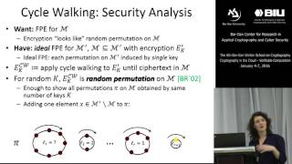 The 6th BIU Winter School: Format- Preserving Encryption 3 - Mor Weiss
