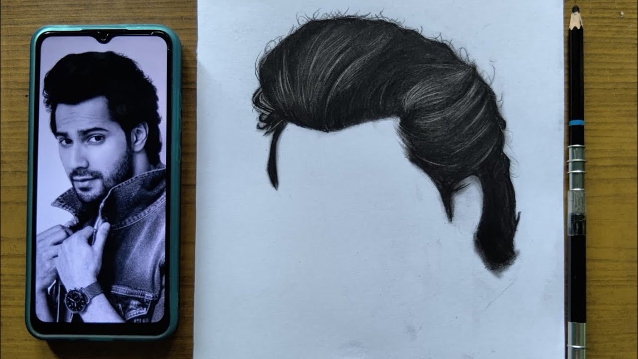 how to draw hairs? || tutorial