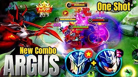 FIGHTER + TANK NEW COMBO AND ONE SHOT BUILD AGAINST META HEROES!! ARGUS BEST BUILD 2025 - MLBB