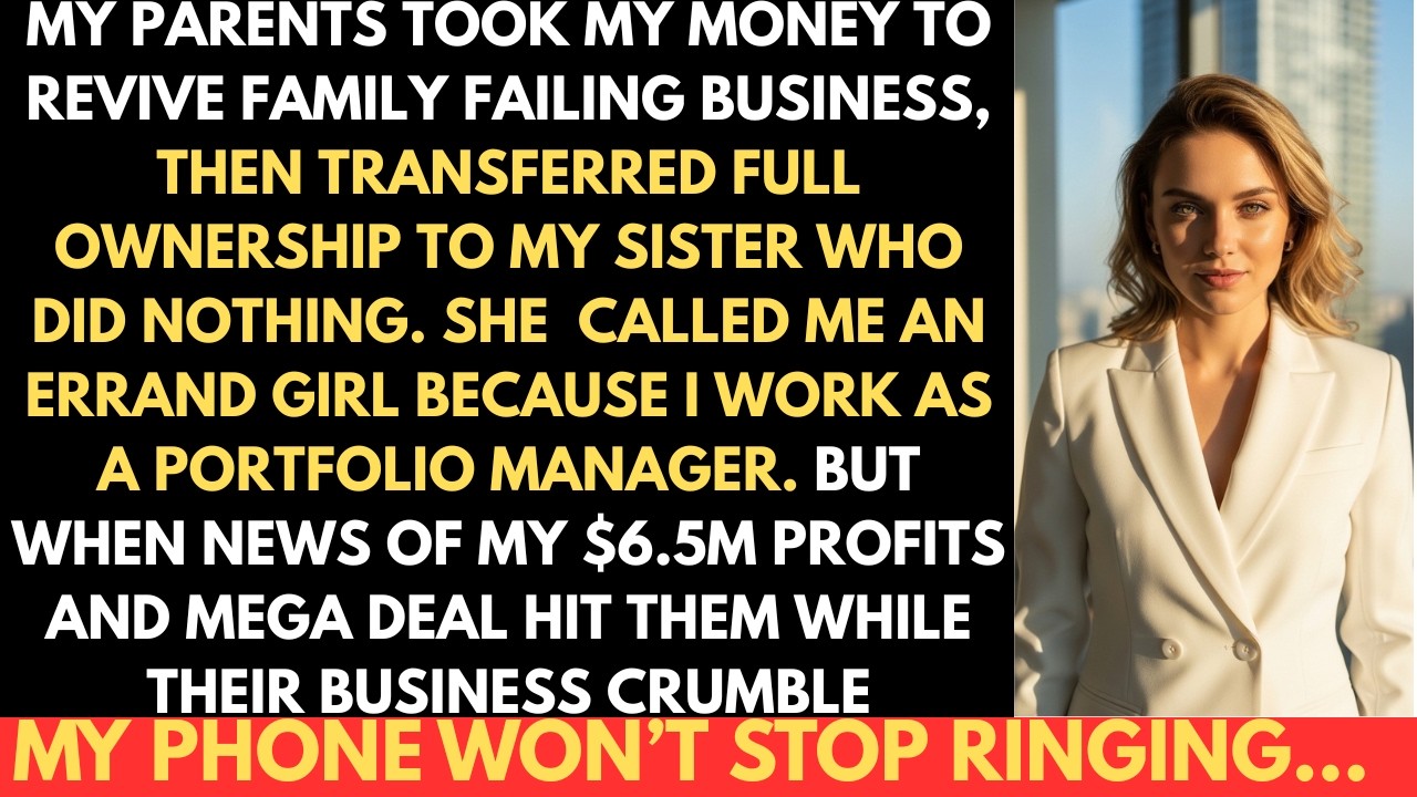 Parents Mocked My Career And Gave The Family Business To My Sister- Then They Begged For Help When..
