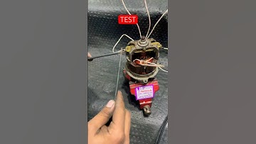 mixer grinder motor field test repairing ￼field coil winding 600 watt  #shorts #youtubeshorts