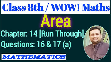 WOW Maths Class 8 Ch 14 Run Through | WOW Maths Class 8 Ch 14 Run Through Q 16 | Maths Ki Ghanti