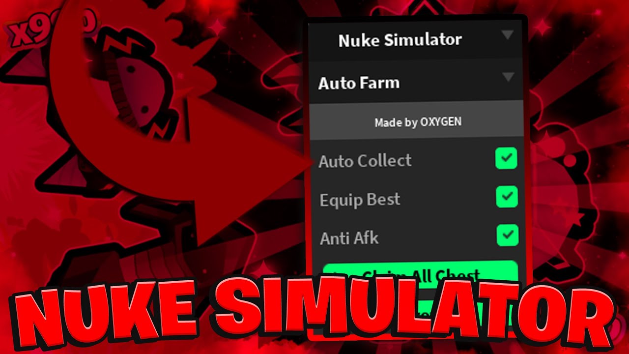 [NEW🚀] Nuke Simulator Script / Hack (FAST Auto Farm, Auto Collect & Way More ☢️) *PASTEBIN 2023*