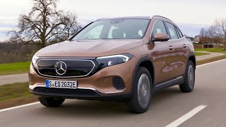 НОВЫЙ Mercedes EQA 2021 (розовое золото) - экстерьер, интерьер, объем багажника и вождение