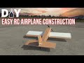How To Make An Easy RC Airplane. DIY Remote Control Model Plane