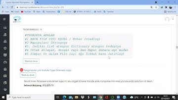 Tugas Algoritma Pemrograman Minggu ke 6