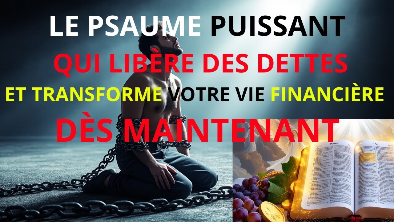 le psaume puissant qui libère des dettes et transforme votre vie financière dès maintenant