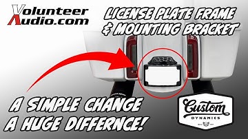 Custom Dynamics License Plate Frame & Bracket for 2023.5-2024 Harley Davidson® Motorcycles