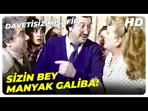 Davetsiz Misafir - Rakı Şişesinde Balık Olmak İstiyorum! | Zeki Alasya Metin Akpınar Eski Türk Filmi