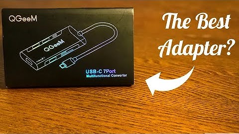 Is this the Best USB-C Adapter? - QGeeM USB-C 7Port Review | AmanChopraYT