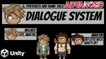 6. Character Portraits and Name Tags: Advanced Dialogue System
