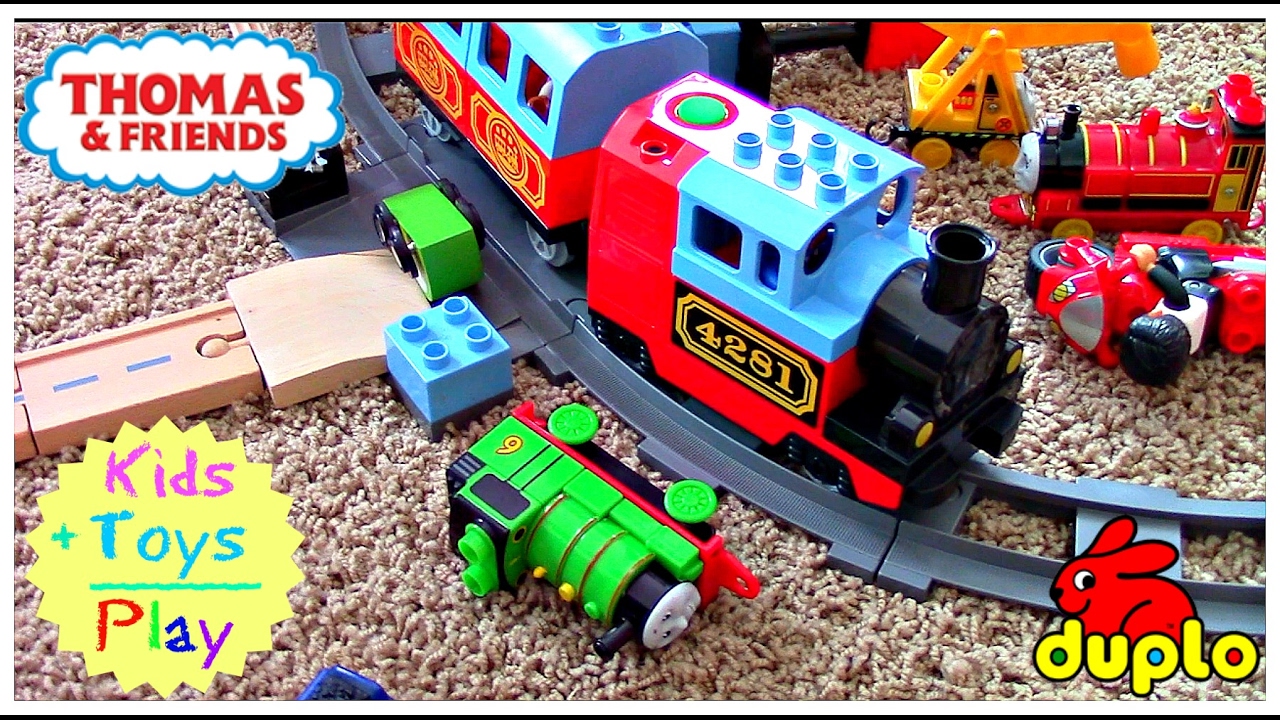 Thomas and Friends Wooden Railway with Brio & Duplo Trains