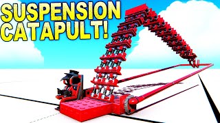 I Invented the SUSPENSION CATAPULT! The New Superior Siege Weapon! - Trailmakers Gameplay