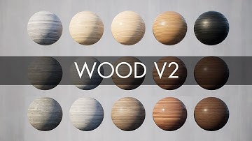 Wood material pack v2 - Unreal Engine Demo