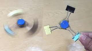 How to Make Spinner Toy for Kids Using Binder Clips DIY at Home How to Make Spinner Toy for Kids Using Binder Clips DIY at Home