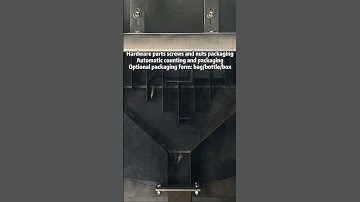 Hardware parts screw nut counting packaging#packingmachine #countingpackingmachine