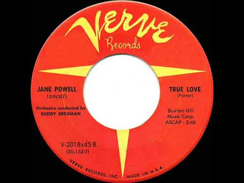 1956 HITS ARCHIVE: True Love - Jane Powell