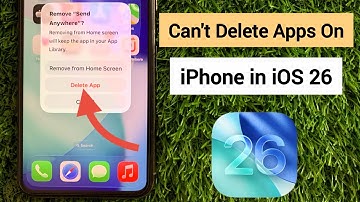 Fix Can’t Delete Apps on iPhone iOS 26 | Can