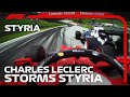 Charles leclerc charges through the pack  2021 styrian grand prix