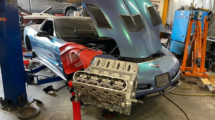 C5 Corvette: ls1 motor assembly “day 1”