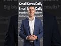 SRJ Hustle | Small Steps Daily 🚶 Big Results Eventually 💯 #srjdigipreneur #motivation