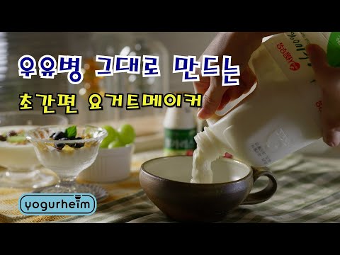 맛있는 수제요거트 간편하게 만들 수 있는 방법을 알려드립니다.