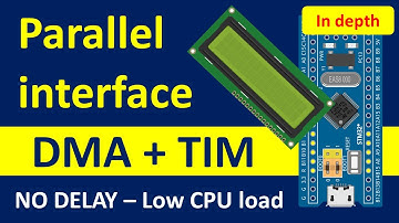 ال سی دی کاراکتری ۱۶x۲ با STM32 به همراه تایمر و DMA | بدون تاخیر