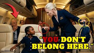 Flight Attendant Throws Black Girl's Bag Out — Freezes When She Hears the Child's Last Name