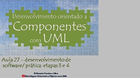 Aula 27 – Desenv. orient. a componentes com UML - desenvolvimento de software/ prática: etapas 3 e 4