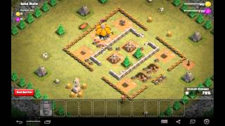 Gold Rush - Town Hall Level 2 - 22 Barbarians - Simple Clash of Clans