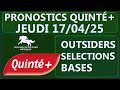 PRONOSTIC ET BASE QUINTÉ JEUDI 17 AVRIL 2025 LA FONTAINE CARPEAUX PLAT R1C1 ParisLongchamp PRONOSTIC ET BASE QUINTÉ JEUDI 17 AVRIL 2025 LA FONTAINE CARPEAUX PLAT R1C1 ParisLongchamp