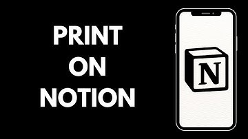How Can You Print On Notion