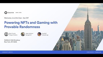 Exploring NFTs, GameFi, and Provable Randomness at NFT NYC | Chainlink Meetups