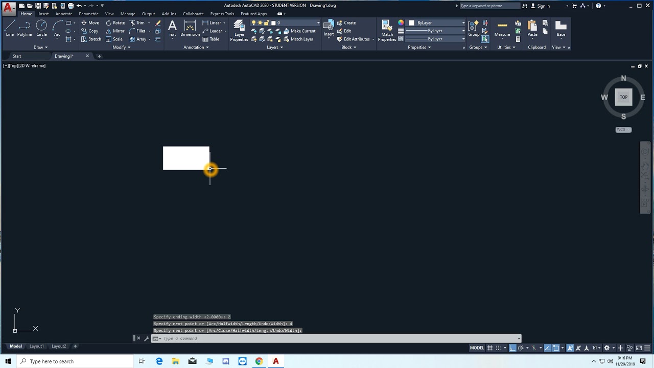 hexagon autocad