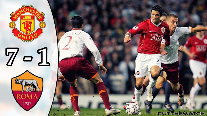 Manchester United vs AS Roma 7-1 Highlight | Champion League 2006-2007