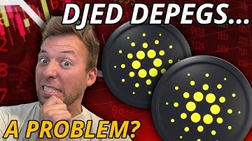 CARDANO ADA - DJED DEPEGS...IS THIS A PROBLEM?