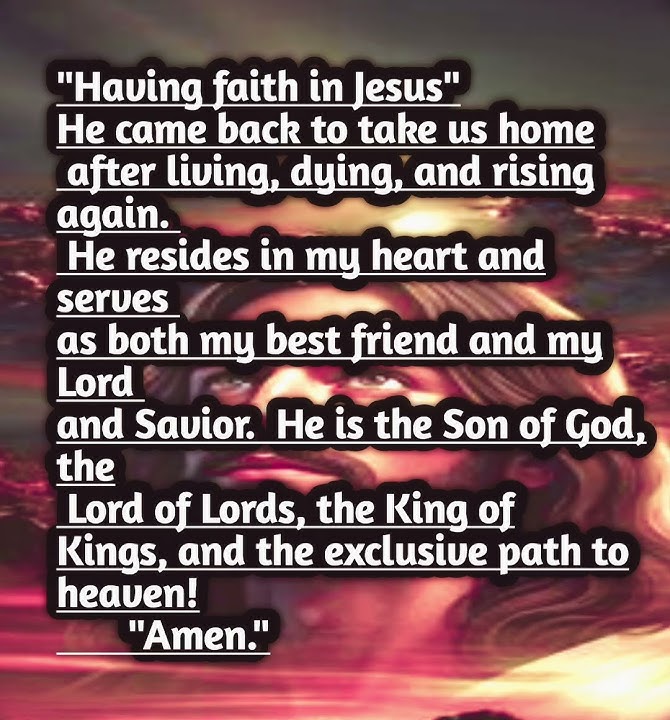 The Problem with “Trust in Jesus” | God message today